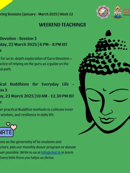 Choe Khor Sum Ling - Spiritual Community Events Core Dharma Teachings & Weekend Courses photo 21