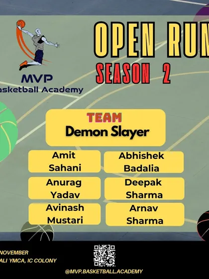 Team Demon Slayer is ready to compete in our Open Run.