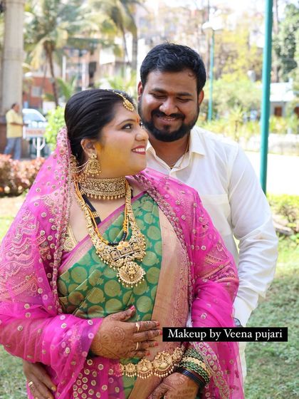 Veena Pujari - Bridal Makeup and Hairstyling South Indian Muhoortham Brides photo 40