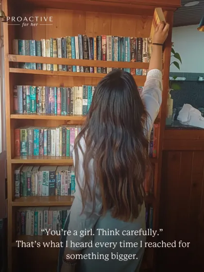 "You're a girl. Think carefully. That's what I heard every time I reached for something bigger." This is for every woman who has been told to shrink her dreams. It's a story about defying expectations, finding your own path, and learning to be proud of yourself, even if no one else is clapping.