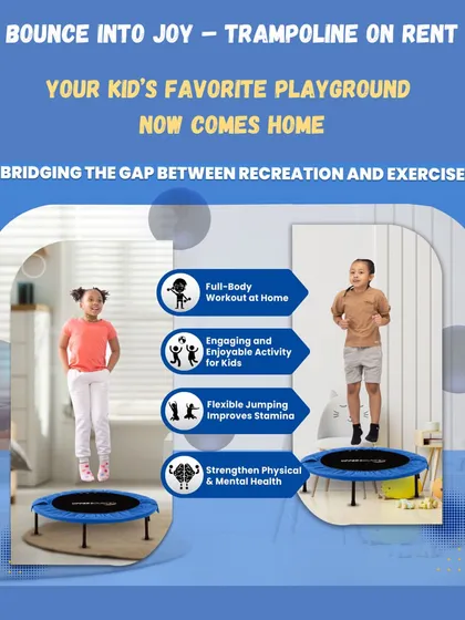 Bouncing is a fantastic full-body workout that improves stamina and strengthens muscles. My rental trampolines offer a safe and engaging way for kids to stay active at home.