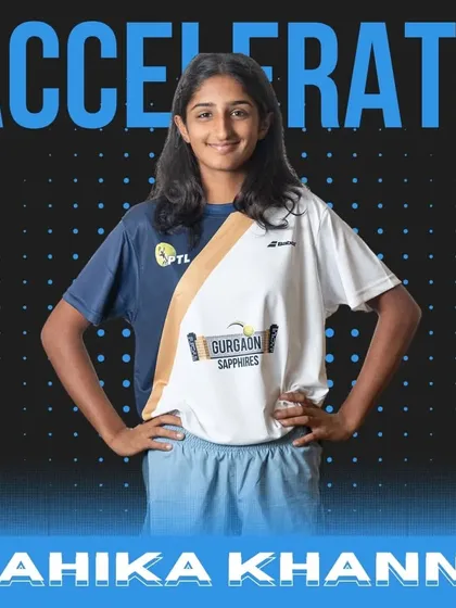 Meet Mahika Khanna, one of our rising stars. Her journey from rank 15 to 7 on the AITA U-14 circuit showcases the effectiveness of our high-performance coaching.