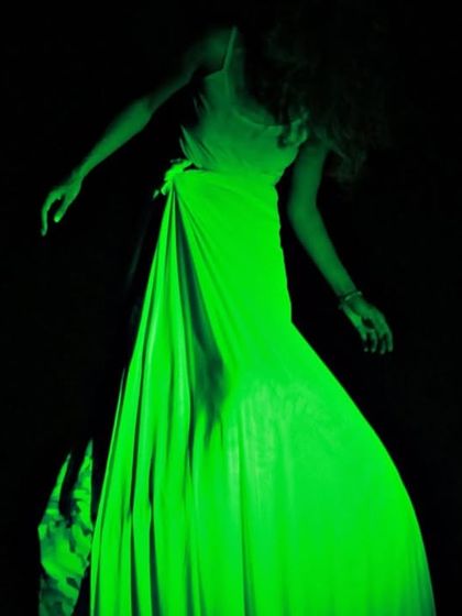 An image from my guided wellness sessions, which blend the profound philosophies of Butoh with other ancient practices. The goal is to unlock deeper self-awareness and connect the moving body with the inner world.