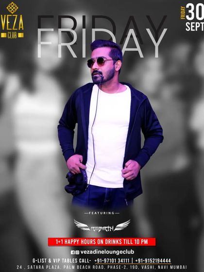 A poster for 'Beanfeast Friday', the perfect destination for a fun-filled party night.