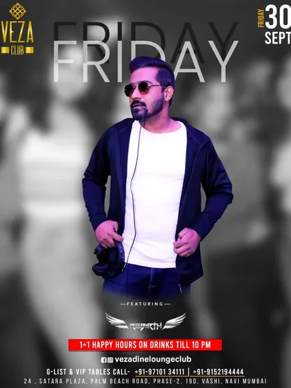 A poster for 'Beanfeast Friday', the perfect destination for a fun-filled party night.