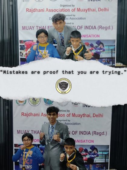 Mistakes are proof that you are trying. These young champions show off their medals after a tough competition, learning and growing with every match.