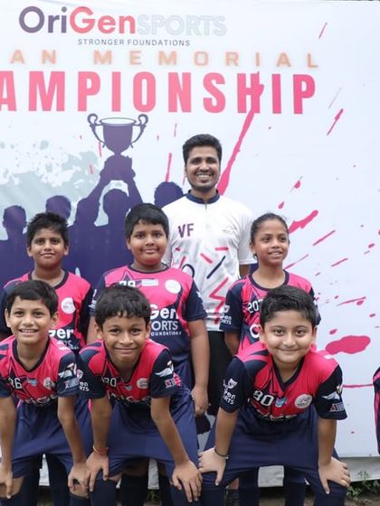 Another one of our youth teams enjoying the championship atmosphere.