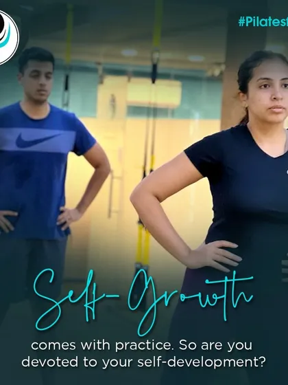 Self-growth comes with practice. These clients are focused on their form, demonstrating the mind-body connection that is at the heart of Pilates.