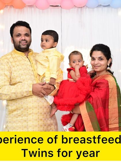 Breastfeeding twins for a year is a marathon, and this mother did it beautifully. She shares her experience of overcoming challenges and doubts from others by trusting her body and the bond she was building with her babies.