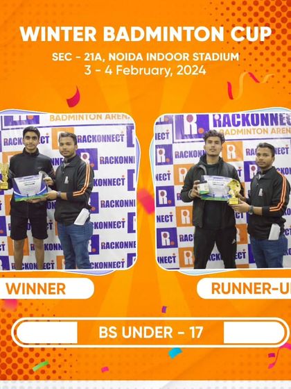 We celebrate every victory, big or small. This image showcases one of our talented players who has achieved success through dedication and training at our academy. Their win is a proud moment for the entire Rackonnect community and inspires us all to keep pushing our limits.