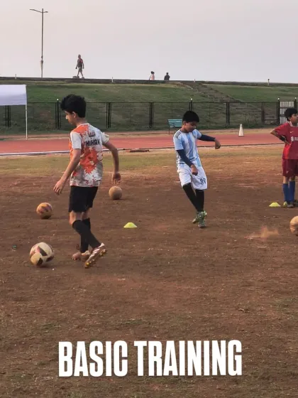 Every great football journey starts with the basics. Our beginner training focuses on fundamental skills like ball control and footwork, taught in a fun and pressure free environment where every child can learn at their own pace.