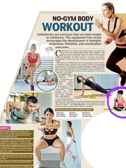 Featured in the Deccan Chronicle for my expertise in Callisthenics. This no-gym bodyweight workout is a core part of our DtF program.