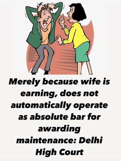 The fact that a wife is earning does not automatically prevent her from receiving maintenance. The court considers the disparity in income and lifestyle, and I build cases that reflect this reality.