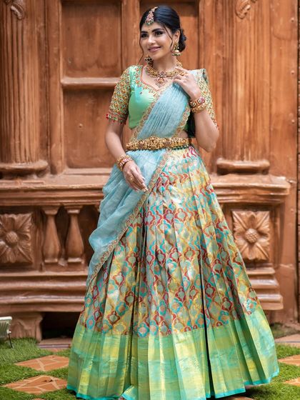 Maya Designer Studio - Custom Bridal & Occasion Wear Modern Half Sarees (Langa Voni) photo 66