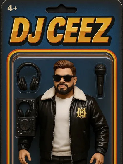 Built different. Batteries not included, just straight fire. A creative, AI-generated image of me as a collectible action figure.