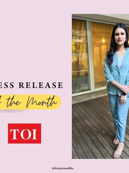 My monthly press highlight from a conversation with the Times of India on important skincare transitions.