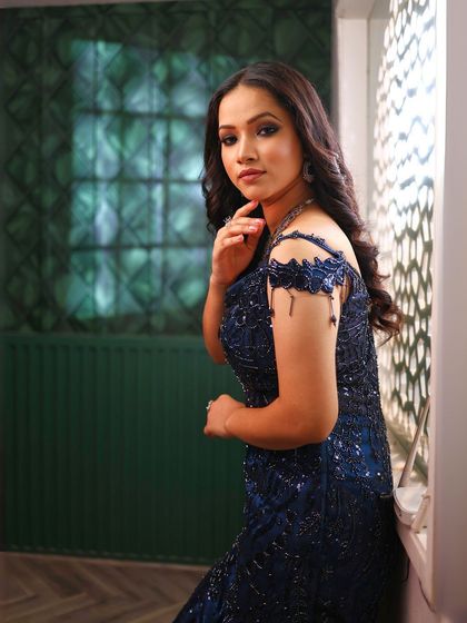 A close-up beauty shot that captures the essence of the look.