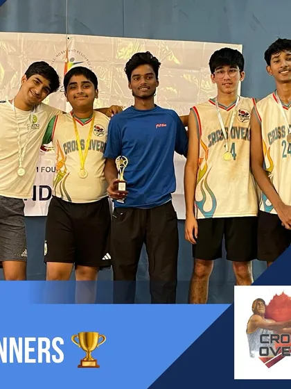 Victory for our boys' team. This win is a story of every hurdle we crossed, showcasing the warrior spirit of our players from both Powai and Kharghar.