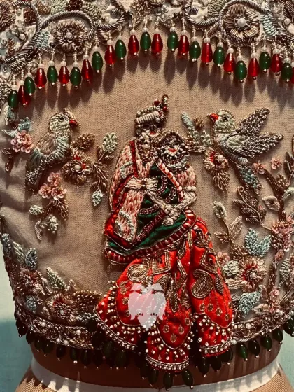 Blouse House by Mahitha Prasad - Custom Blouse Design & Embroidery Muhurtham Masterpieces: The Bridal Edit photo 21