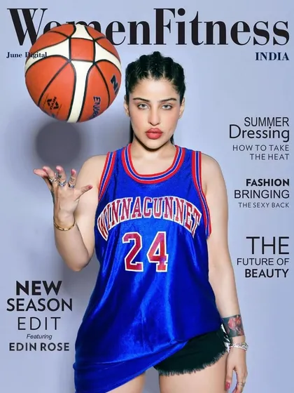 Landing a magazine cover is about creating an image that grabs attention instantly. This cover for Women's Fitness India blends athletic energy with a strong fashion sensibility, resulting in a bold, commercial statement.