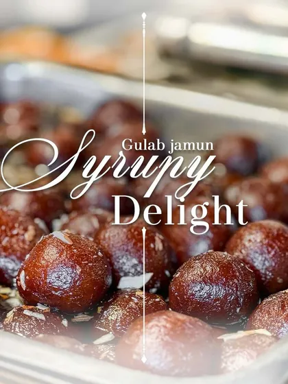 No Indian feast is complete without the warmth of classic mithai. Our Gulab Jamuns, soft and soaked in fragrant syrup, are a timeless delight that brings a sweet sense of nostalgia and joy to every celebration.