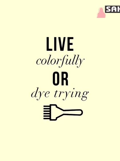 My philosophy at the salon: Live colorfully or dye trying. We are here to help you embrace the joy of colors.