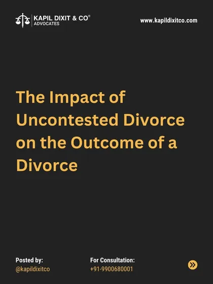 An uncontested divorce can significantly alter the outcome of your separation process.