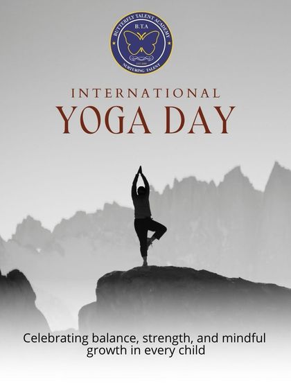 On International Yoga Day, we celebrate balance, strength, and mindful growth. We believe yoga nurtures not just flexibility but also focus and resilience in every child.