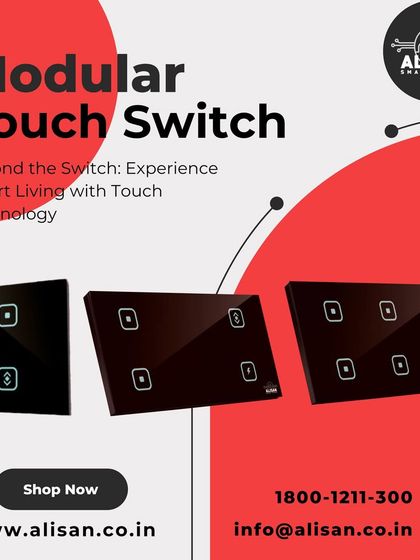 Experience smart living with our modular touch switch technology. These panels go beyond a simple switch, offering a sleek interface to control your entire home.
