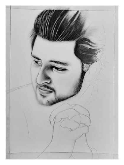 Follow the 96-hour creation of my Darshan Raval portrait. These images show how I build the hair, face, and hands, layer by layer, to achieve a realistic look.