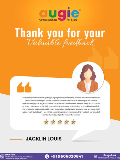 Augie Pets - Pet Grooming Services Words from Our Pawsome Community photo 5