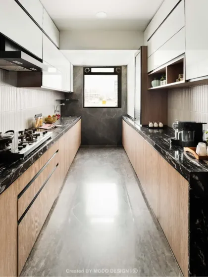 A dream kitchen is about making life easier. Here, we designed spacious counters for effortless prep, smart storage to keep everything organized, and a seamless layout for the morning rush.