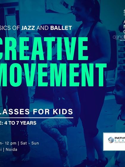 We offer Creative Movement classes, teaching the basics of Jazz and Ballet for kids aged 4 to 7.