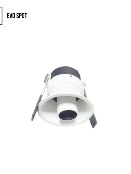 The Evo-Spot spotlight is designed for precision in every beam and sophistication in every detail. It's a high-performance tool for creating dramatic accent lighting.