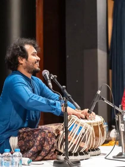 A series of photos from my tabla solo concert in Abu Dhabi, organized by the Maharashtra Mandal. It was a joy to share the sound of the tabla with music lovers there.