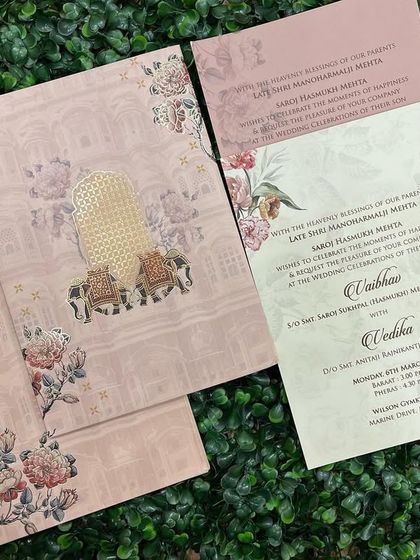 The Beginning - Wedding Invitations Royal & Traditional Designs photo 38