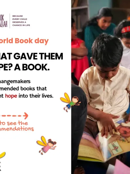 What gave our Changemakers hope? A book. On World Book Day, we celebrate the stories that make us feel seen and help us keep going.