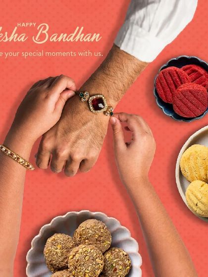 Celebrate the special bond of Raksha Bandhan with our delightful treats. Sharing our cookies is the sweetest way to make memories.