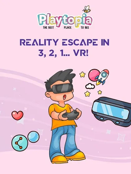 Escape reality in 3, 2, 1... VR! Our virtual reality games offer an immersive experience, transporting you to a world of limitless possibilities.