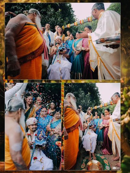 A duplicate of the Kashi Yatra ritual.