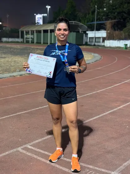 Congratulations to our athlete Sharon on winning the silver medal in the 100 meters at the Bombay YMCA state level athletic meet.