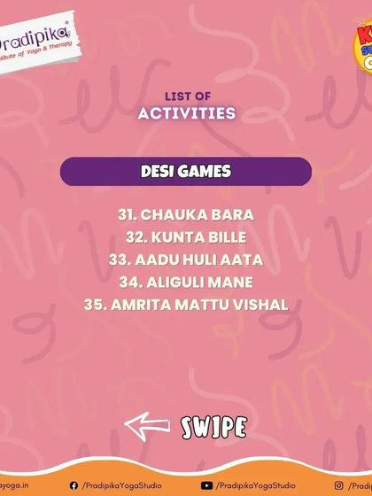 Rediscovering the joy of our roots with traditional Indian games. We teach children classic desi games like Chauka Bara, Kunte Bille, and Aadu Huli Aata, connecting them to a rich cultural heritage of play.