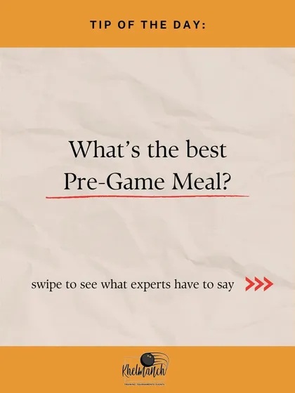 What's the best pre-game meal? We bring in experts like renowned Sports Nutritionist Shruti Kainya to answer these crucial questions for our athletes.