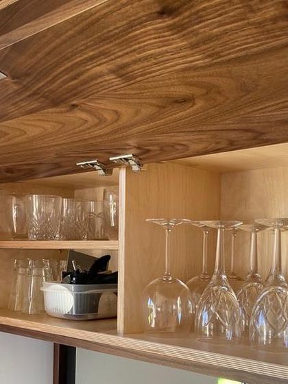 Beveledge - Bespoke Fitted Cabinetry Project Spotlight: Walnut & Oak Drinks Cabinet photo 4
