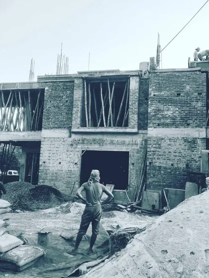 A snapshot from one of our construction sites. We believe in hands-on management and regular site visits to ensure quality control and adherence to the construction plan at every stage of the building process.