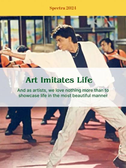 Art imitates life, and at Spectra, we're showcasing life through the magic of cinema and dance.