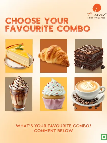What's your favorite combo? This interactive post asks you to choose from pairings like cheesecake, croissants, brownies, milkshakes, cupcakes, and coffee.
