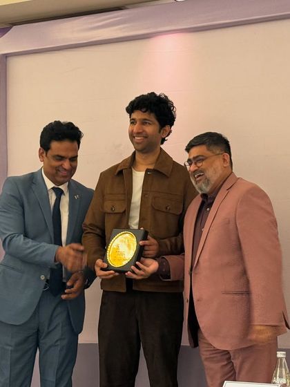 Receiving an award alongside my esteemed colleagues after a panel on skin, hair, and nail wellness. These discussions highlight the crucial link between our inner health and outer appearance.