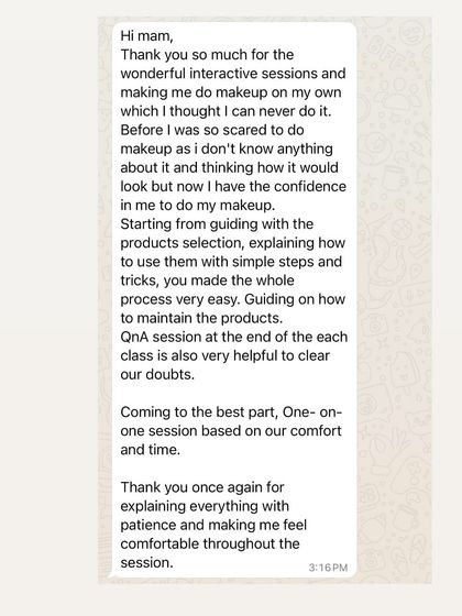 Shikha Agarwal - Personal Self-Makeup Classes Hear From My Students photo 19