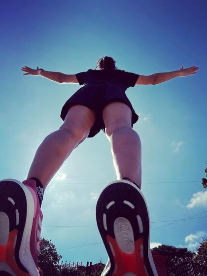 Learn to love the process. This photo captures the feeling of setting big goals and loving the work that gets you there. The journey of becoming is better than just being.